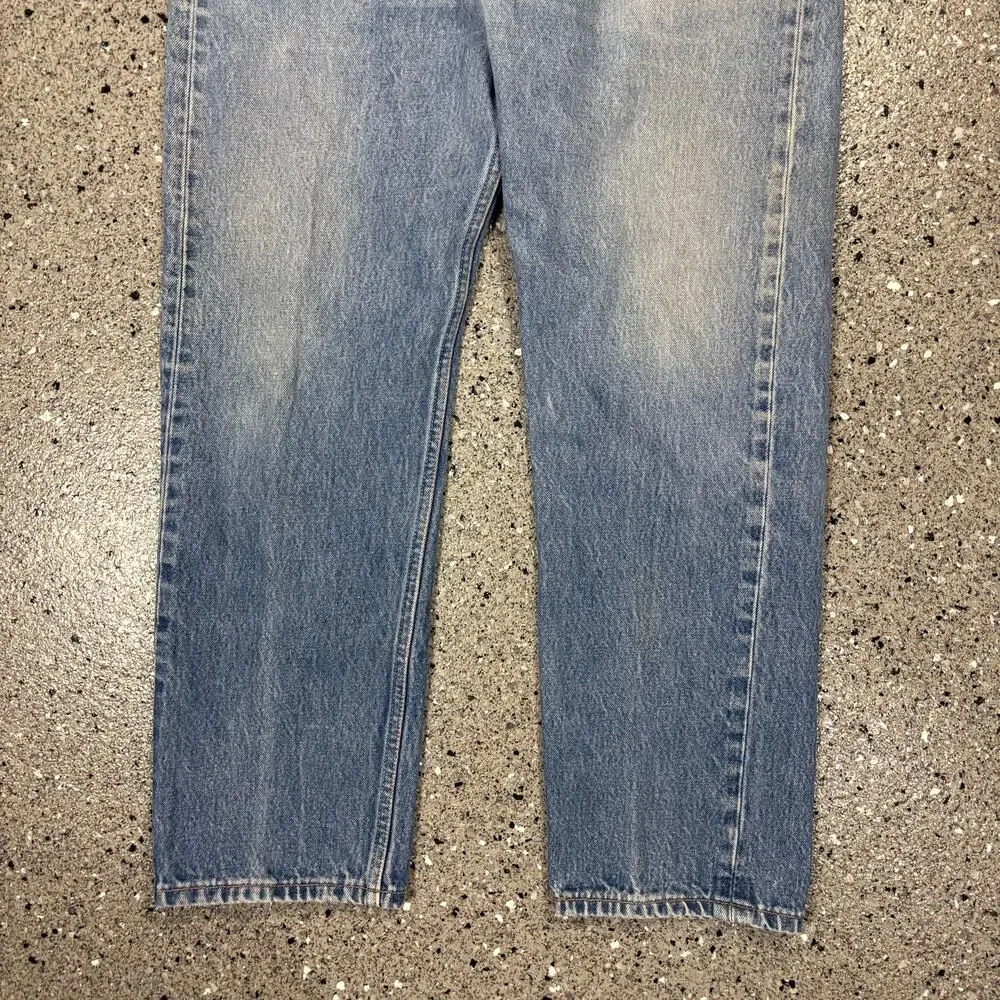 Vintage 1990s Levi's 501xx Button Fly Straight Leg Denim Jeans
